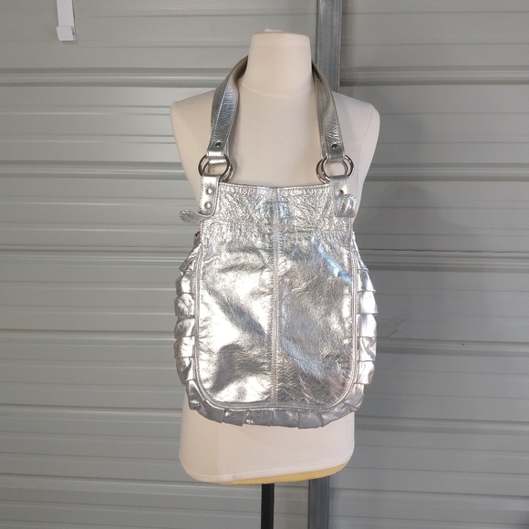 🍭MD Collections Silver Handmade Bag - Picture 2 of 4